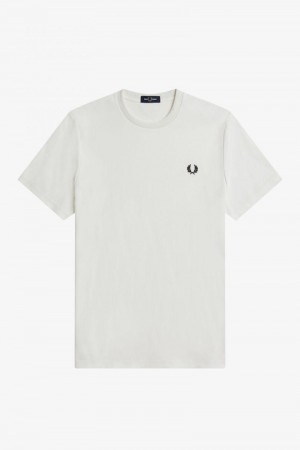 Fred Perry 1952 Graphic Men T Shirts White | 5872QBGNL