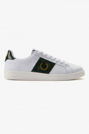 Fred Perry B721 Men Shoes White | 5893JRSHQ