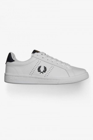 Fred Perry B721 Men Shoes White | 6410EORIB