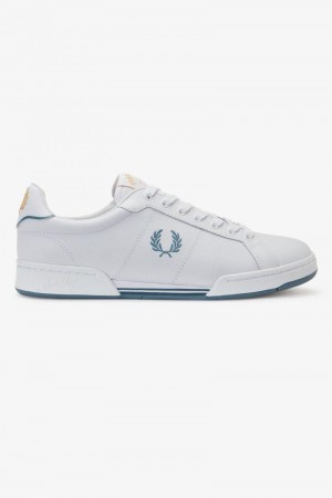 Fred Perry B722 Men Shoes White | 2059FLWTP