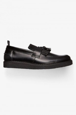 Fred Perry B9278 Women Shoes Black | 2347VHXQY