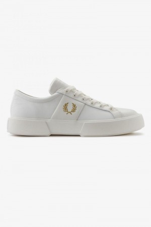 Fred Perry Exmouth Men Shoes White | 1834YSAEP