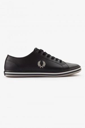 Fred Perry Kingston Men Shoes Black | 1892MHCSU