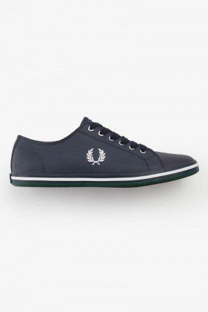 Fred Perry Kingston Men Shoes Navy | 2645ILECS