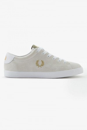 Fred Perry Lottie Women Shoes White | 1694AGJMV