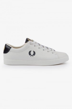 Fred Perry Lottie Women Shoes White | 3794UXIBJ