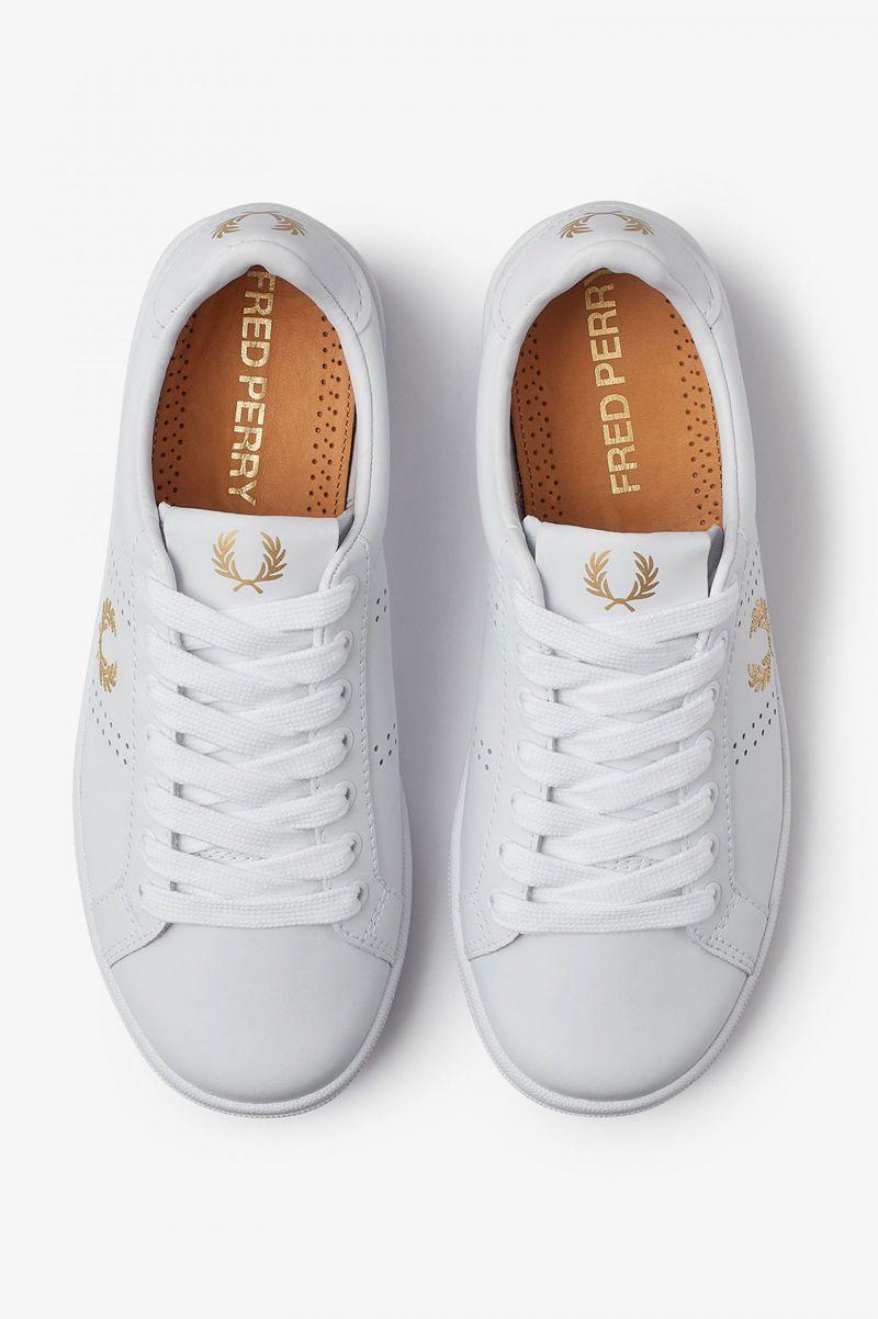 Fred Perry B721 Men Shoes White | 4837EASYP