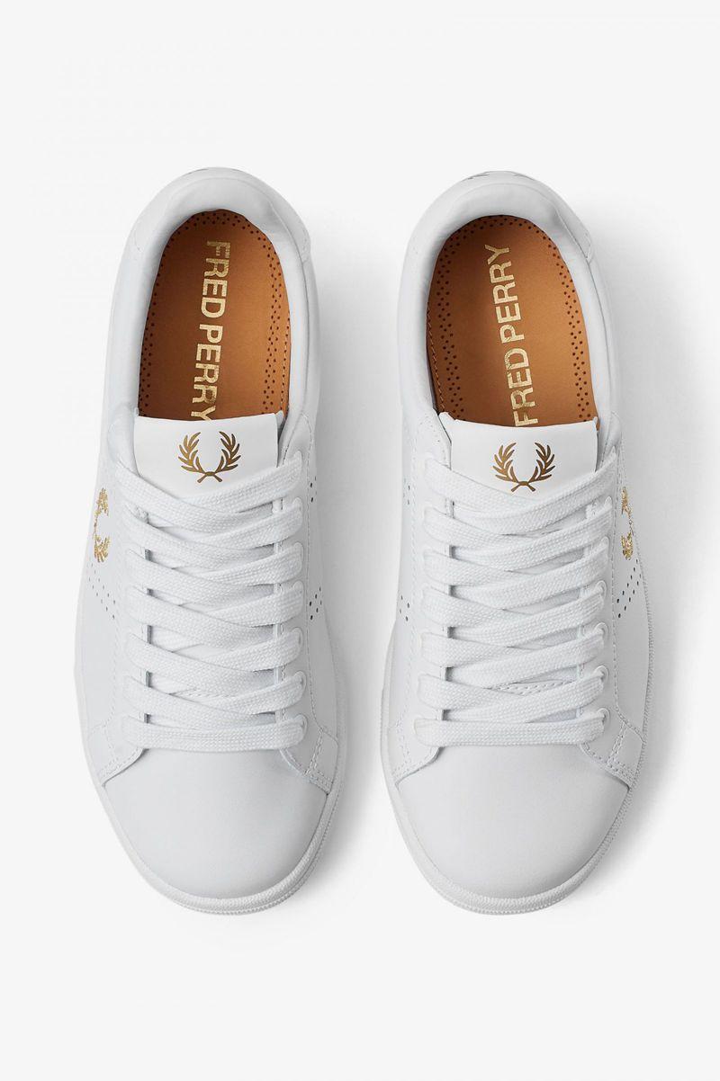 Fred Perry B721 Men Shoes White | 4837EASYP