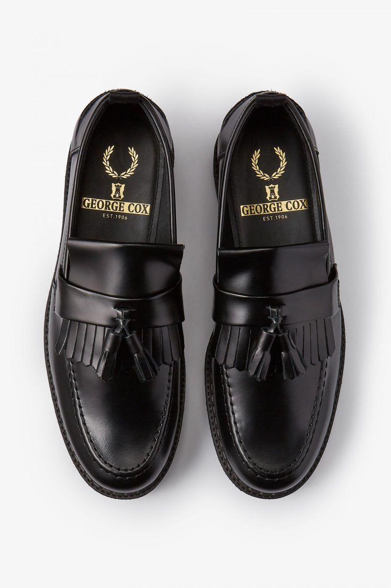 Fred Perry B9278 Men Shoes Black | 6208OJYFG