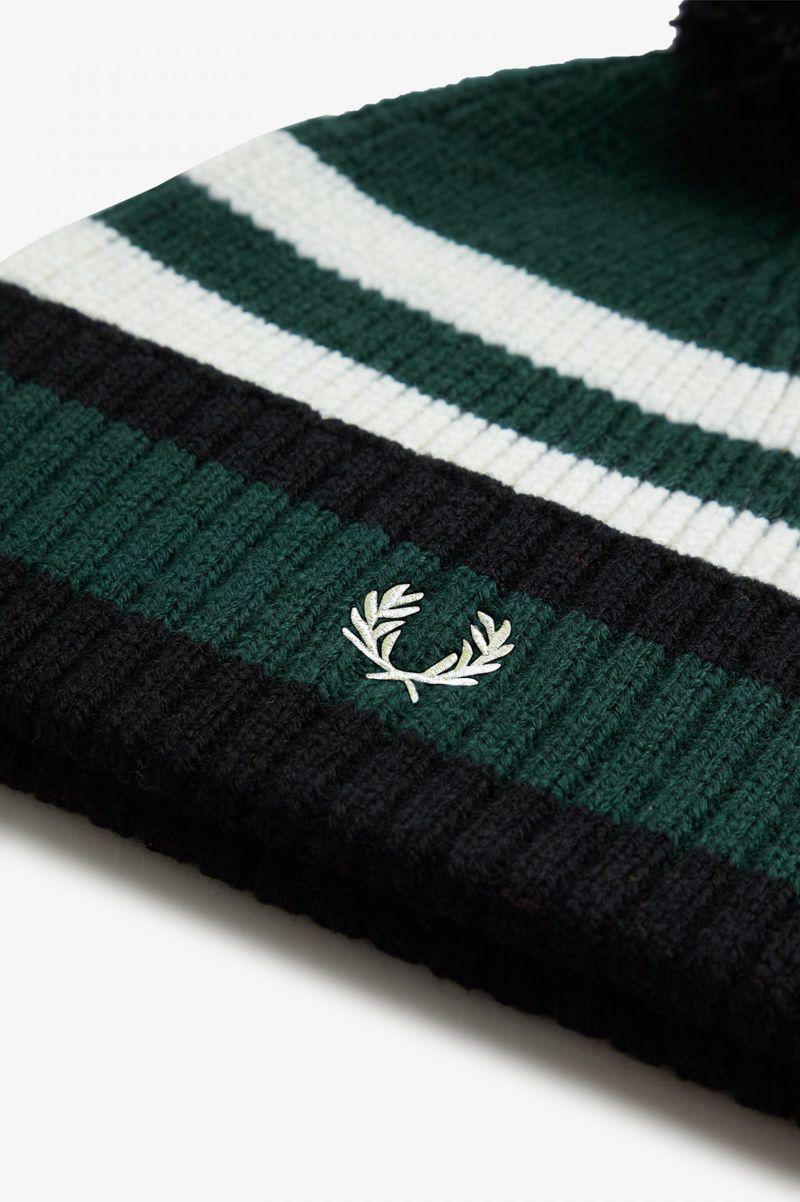 Fred Perry Chunky Tipped Men Beanie Dark Green | 5694QMSDL