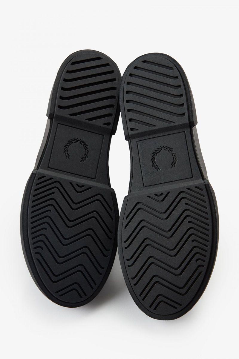 Fred Perry Exmouth Men Shoes Black | 9041KVXIC