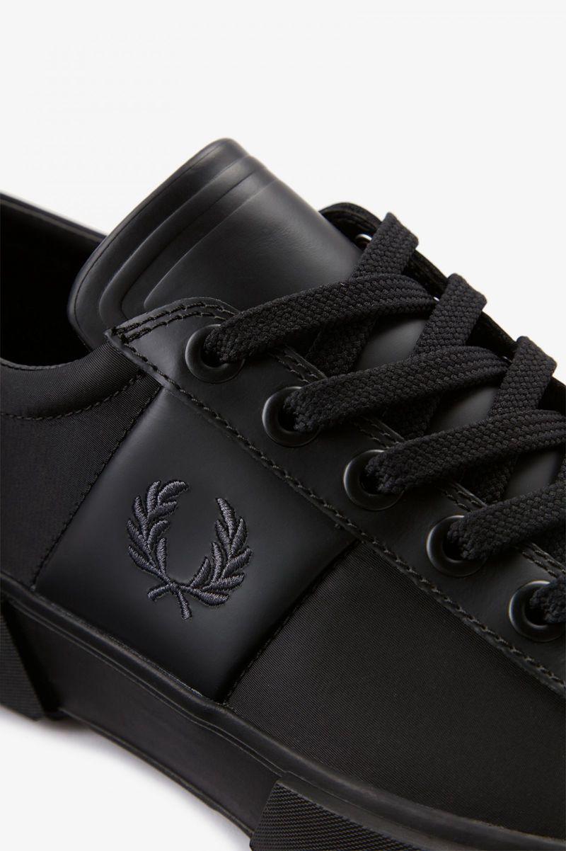 Fred Perry Exmouth Men Shoes Black | 9041KVXIC