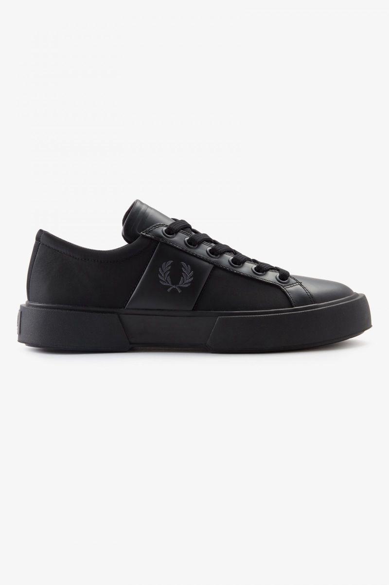 Fred Perry Exmouth Men Shoes Black | 9041KVXIC