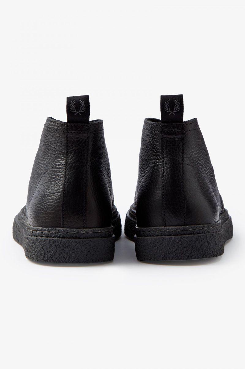 Fred Perry Hawley Men Shoes Black | 3879VCJIN