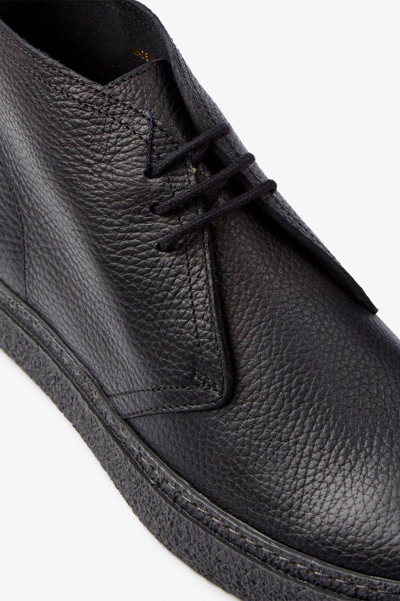 Fred Perry Hawley Men Shoes Black | 3879VCJIN