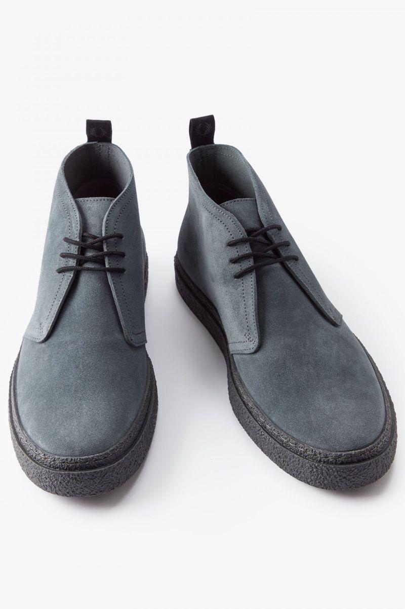 Fred Perry Hawley Men Shoes Sky blue | 8903RTYPJ