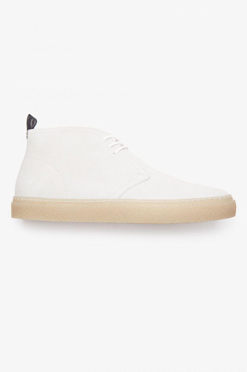 Fred Perry Hawley Men Shoes White | 5740PIZBE