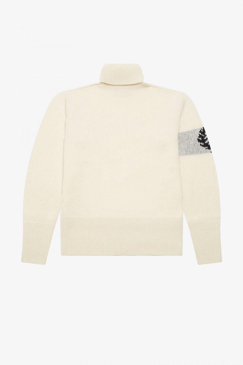 Fred Perry K2801 Men Knitwear White | 4951BWVYT