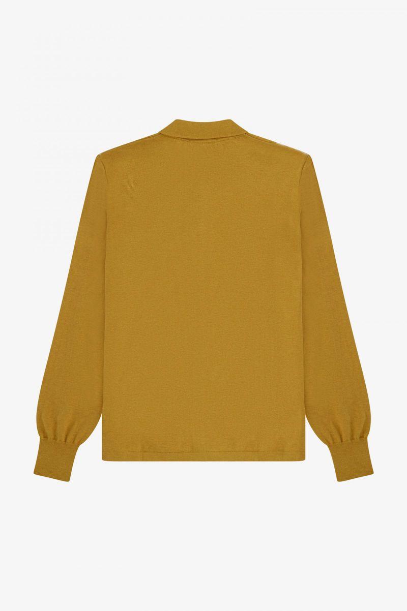 Fred Perry K3814 Men Knitwear Gold | 6975TSBCZ