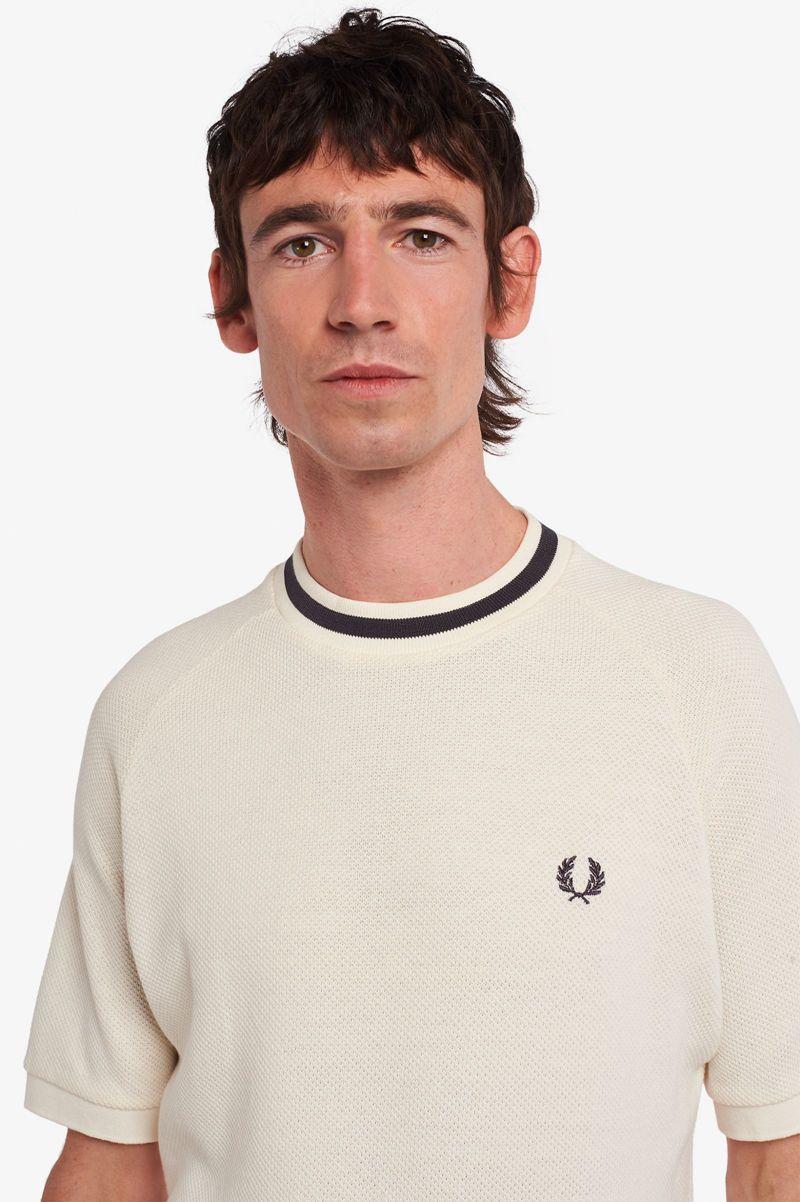 Fred Perry M3844 Men T Shirts White | 1274ZPXCD