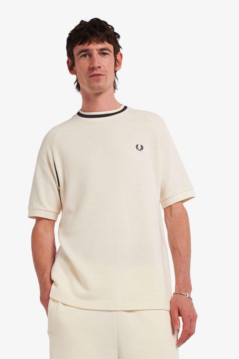 Fred Perry M3844 Men T Shirts White | 1274ZPXCD