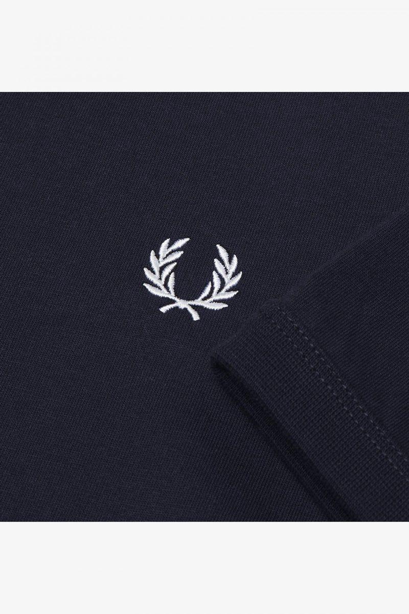 Fred Perry Ringer Men T Shirts Navy | 5140ASUTB