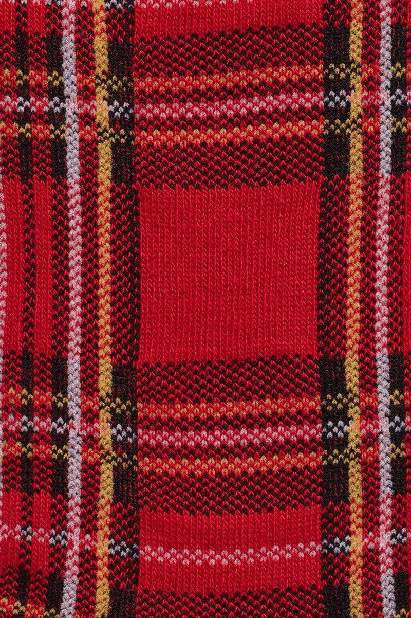 Fred Perry Royal Stewart Tartan Men Socks Red | 8096IOMQJ