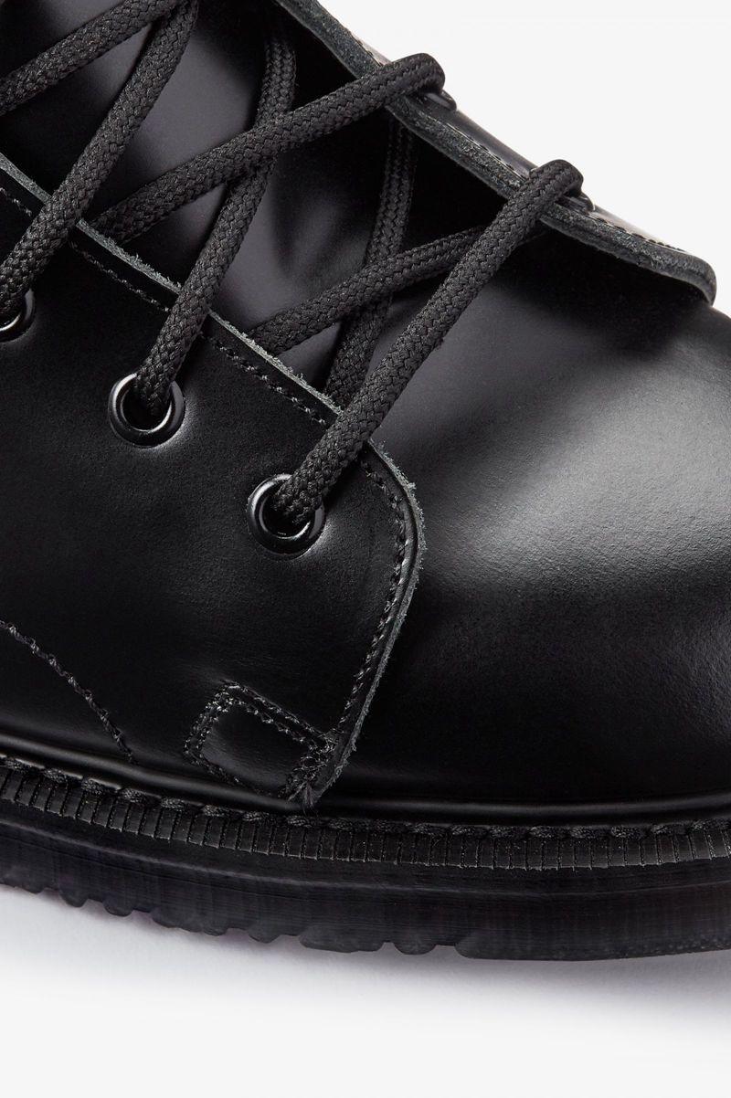 Fred Perry SB5372 Men Shoes Black | 1760MQKYF