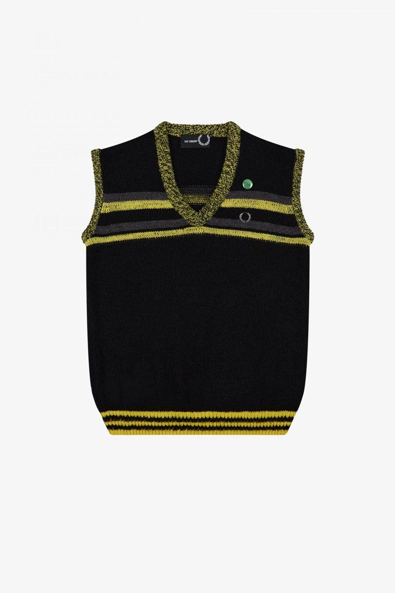 Fred Perry SK1959 Men Knitwear Black | 4693IMUQA