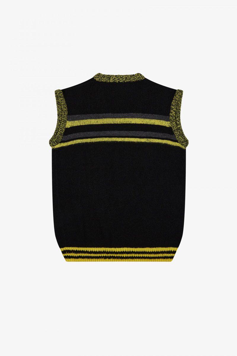 Fred Perry SK1959 Men Knitwear Black | 4693IMUQA