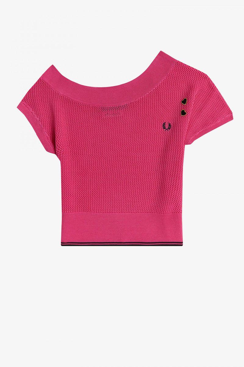 Fred Perry SK3017 Women Knitwear Red | 9518LDWFU