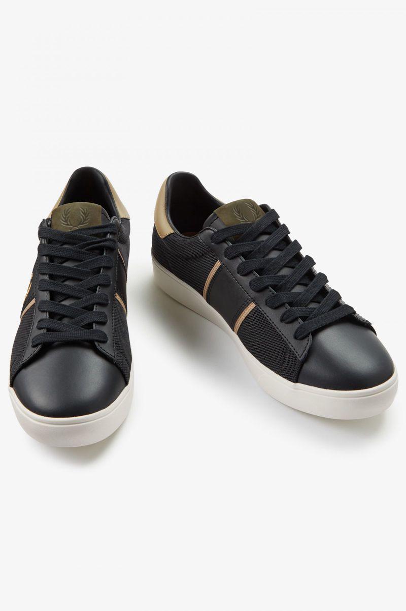 Fred Perry Spencer Men Shoes Black | 2437MCFTD