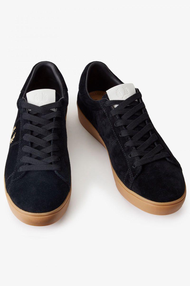 Fred Perry Spencer Men Shoes Black | 6491WQPFN