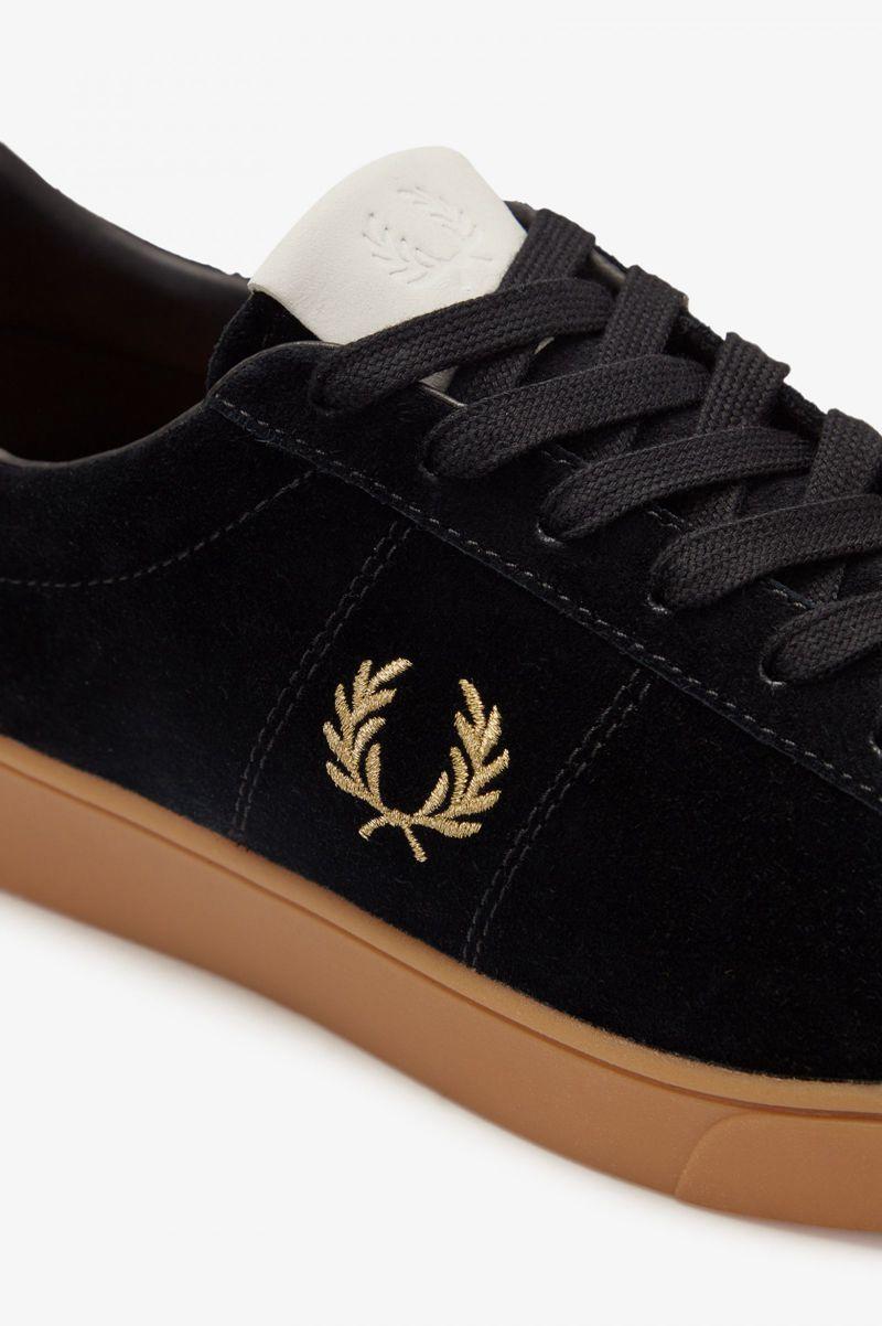 Fred Perry Spencer Men Shoes Black | 6491WQPFN