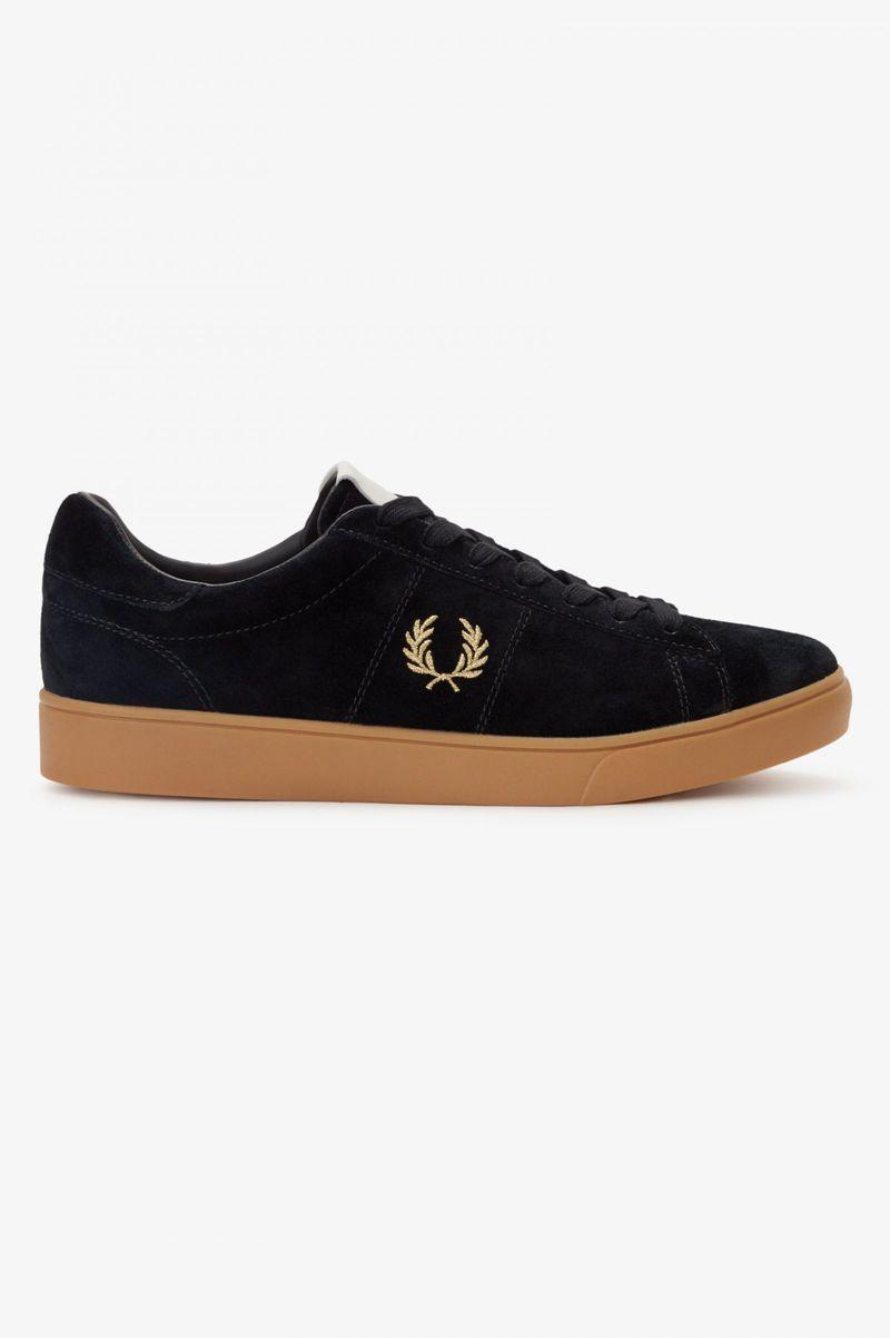 Fred Perry Spencer Men Shoes Black | 6491WQPFN