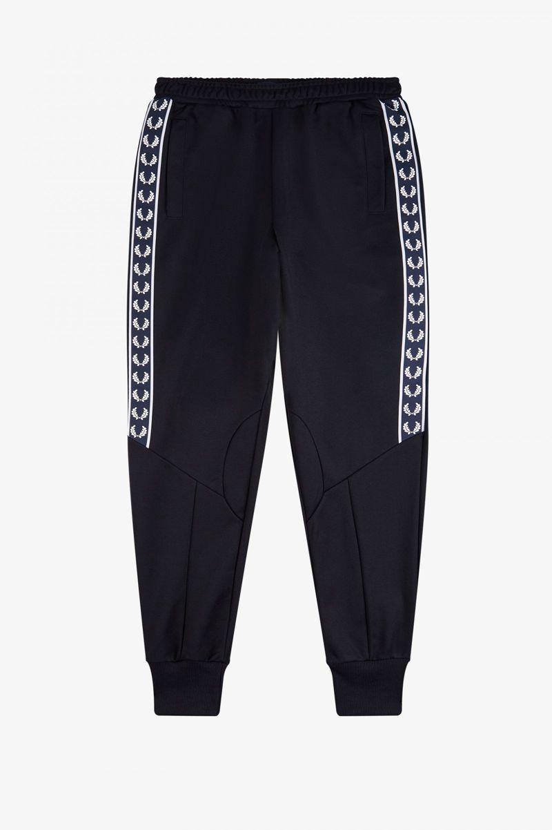 Fred Perry Taped Track Women Pants Navy | 9845VRJIB