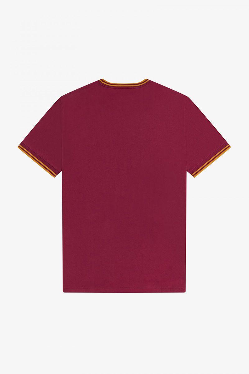 Fred Perry Twin Tipped Men T Shirts Red | 2547WPQOM